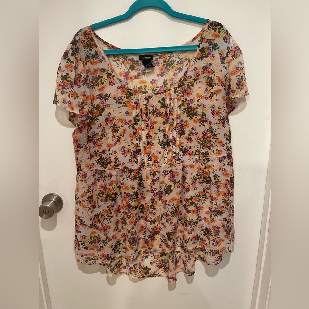 Torrid floral top